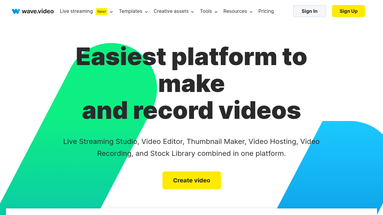 Wave video